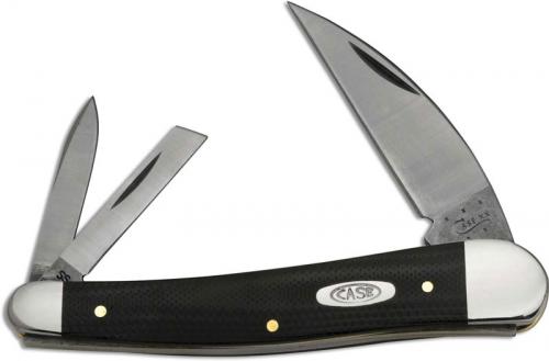 Case Seahorse Whittler Knife, Smooth Black G10, CA-6246