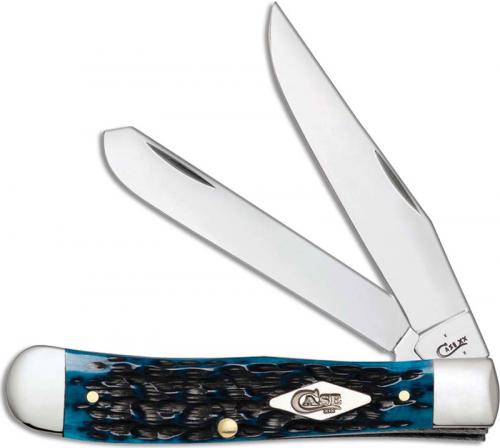 Case Trapper Knife 63630 Ocean Blue Bone 6254SS