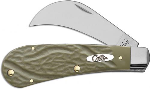 Case Hawkbill Pruner Knife, Rough Olive Green, CA-63726