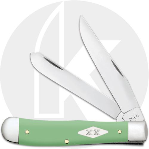 Case Trapper 63830 Knife - Smooth Mint Green Synthetic - 4254SS