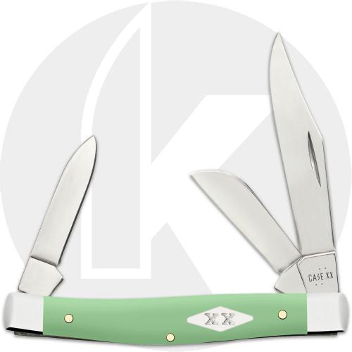 Case Medium Stockman 63832 Knife - Smooth Mint Green Synthetic - 4344SS