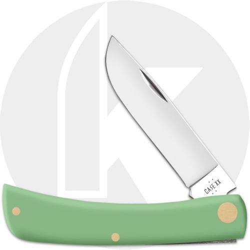 Case Sod Buster Jr 63834 Knife - Smooth Mint Green Synthetic - 4137SS