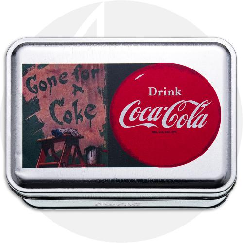 Case Coca-Cola Gone for a Coke Peanut 64716 Gift Tin Set - Mother of Pearl - 8120SS - Discontinued - Serial Number - BNIB