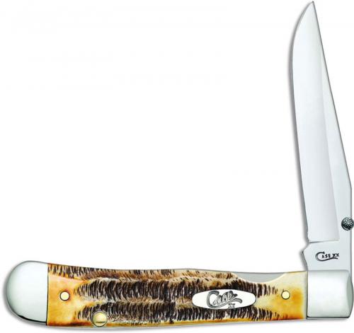 Case Kickstart TrapperLock Knife 65315 BoneStag Assisted Open 6.5154ACSS