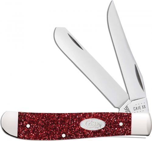 Case Mini Trapper Knife 67005 - Ruby Stardust Kirinite - 10207SS