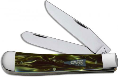 Case Trapper 68870 Knife Green Smoke Kirinite 10254SS