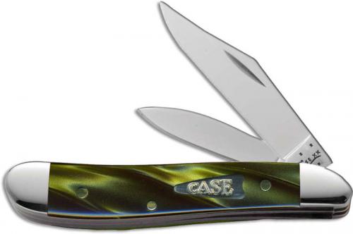 Case Peanut 68872 Knife Green Smoke Kirinite 10220SS