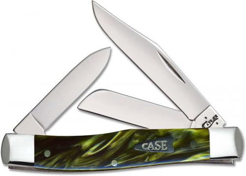 Case Medium Stockman 68877 Knife Green Smoke Kirinite 103032SS