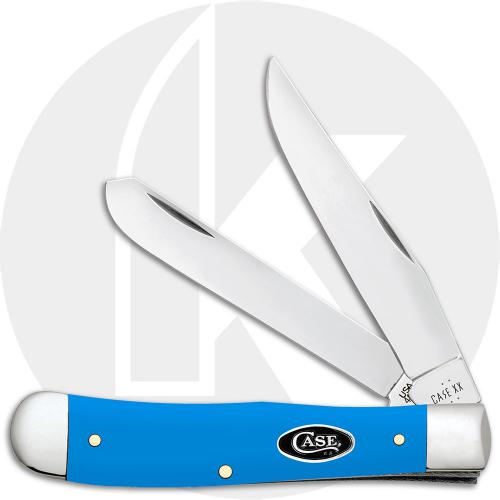Case Trapper 68900 Knife - Smooth Light Blue Synthetic - 4254SS