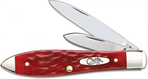 Case Tear Drop Knife, Dark Red Bone CV, CA-6998