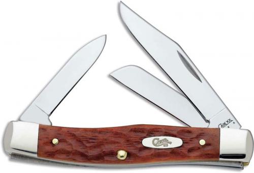 Case Knives: Case Chestnut Bone CV Medium Stockman, CA-7008