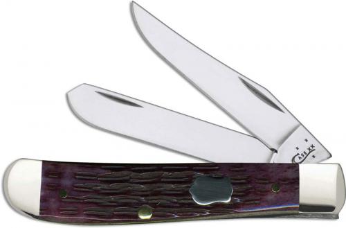 Case Mini Trapper 70085 Knife Cabernet Bone 6207SS