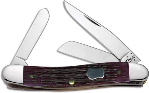 Case Medium Stockman 70089 Knife Cabernet Bone 6318SS