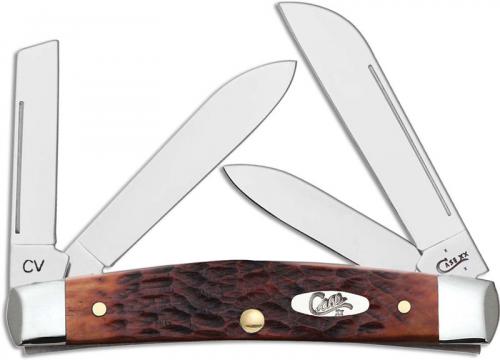 Case Medium Congress Knife 07017 Chestnut Bone CV 64052CV