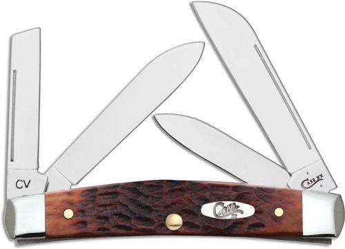 Case Medium Congress Knife 07017 Chestnut Bone CV 64052CV