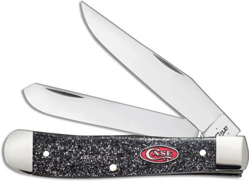 Case Trapper Knife 75010 - Smooth Silver Stardust Kirinite - Discontinued - BNIB