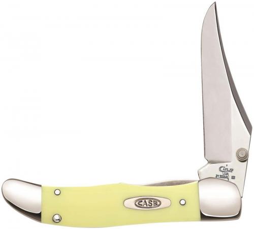 Case Kickstart Mid Folding Hunter 80265 Yellow Synthetic SS Assisted Open 31265ACSS