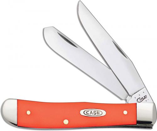 Case Trapper Knife, Smooth Orange Synthetic, CA-80500