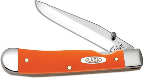 Case TrapperLock Knife, Smooth Orange Synthetic, CA-80507