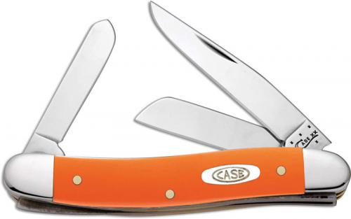Case Medium Stockman Knife, Smooth Orange Synthetic, CA-80509