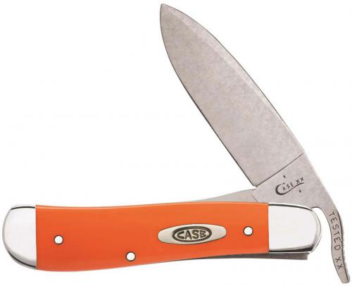 Case RussLock Knife 80510 Smooth Orange Synthetic 41953 1 / 2LSS