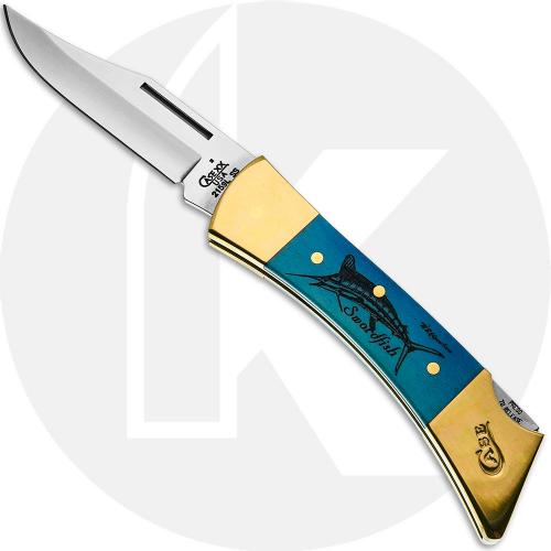 Case XX Hammerhead 08682 Knife - Swordfish - Smooth Caribbean Blue Bone - 6159LSSM - Discontinued - BNIB