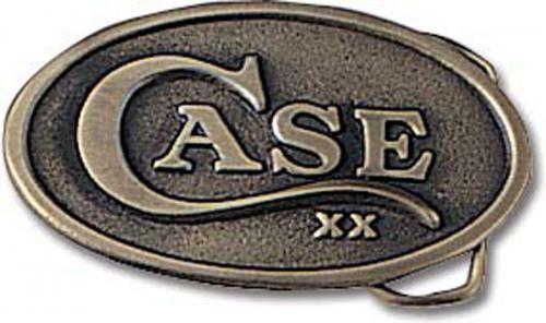 Case Knives: Case Oval Belt Buckle, Case XX Logo, CA-934