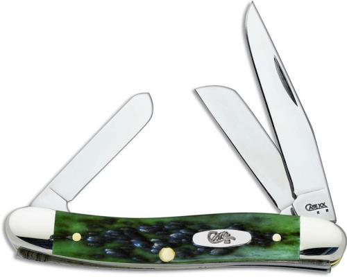 Case Knives: Case Pocket Worn Bermuda Green Medium Stockman, CA-9721