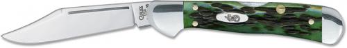 Case Knives: Case Pocket Worn Bermuda Green Mini CopperLock, CA-9723