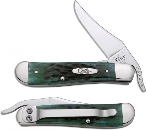 Case RussLock with Clip, Pocket Worn Bermuda Green, CA-9743