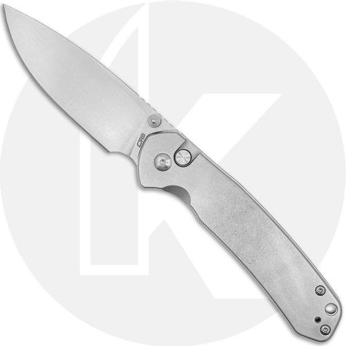 CJRB Pyrite J1925-ST Knife - Stonewash AR-RPM9 Drop Point - Stainless Steel