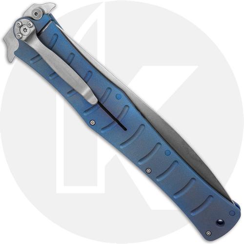 Camillus Cuda Maxx C2282 Knife - D2 Spear Point - Blue Titanium - Discontinued - BNIB
