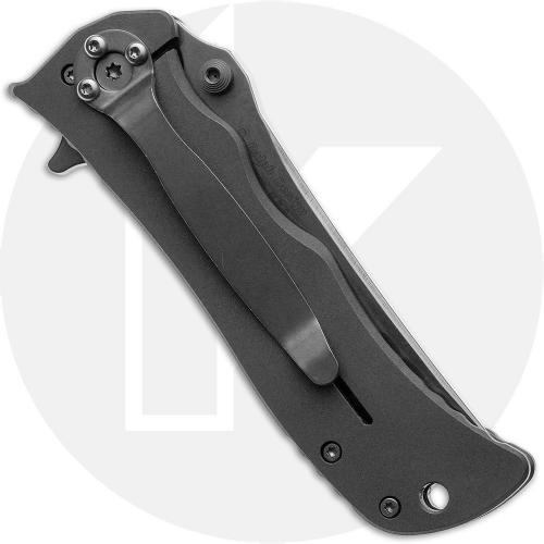 Camillus Cuda Dominator C2477 Knife - Part Serrated S30V Clip Point - Bead Blast Titanium - Discontinued - BNIB