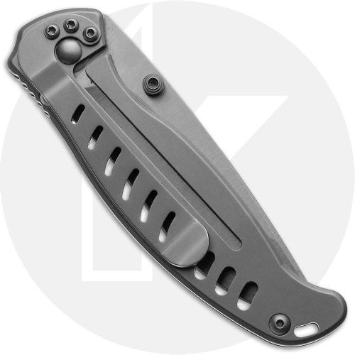 Camillus Cuda EDC Frame Lock CU220 Knife - 420HC Drop Point - Slotted Stainless Steel - Discontinued - BNIB