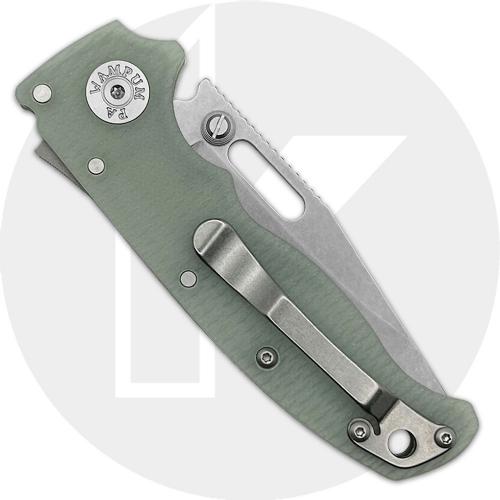 Demko AD20.5 Knife - S35VN Clip Point - Textured Natural G10 - Shark-Lock