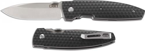 CRKT AUX Folder 1220 Knife Lucas Burnley Liner Lock Folder EDC