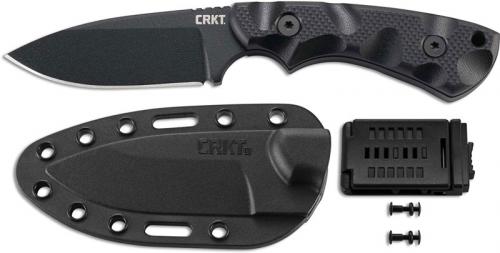 CRKT SiWi 2082 Knife Darrin Sirois EDC Carbon Steel Drop Point Fixed Blade G10 Handle