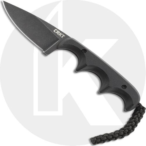 CRKT Minimalist Knife, Black Drop Point, CR-2384K