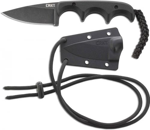 CRKT Minimalist Knife, Black Drop Point, CR-2384K