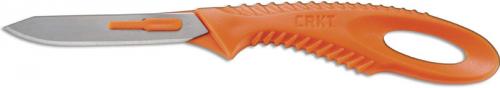 CRKT PDK 2393H Set of 4 Disposable Hunting Knives with Orange ABS Handles
