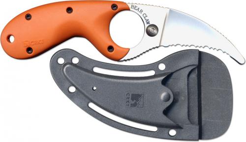 Columbia River Knife and Tool: CRKT Bear Claw Knife, Orange Zytel, CR-2510ER
