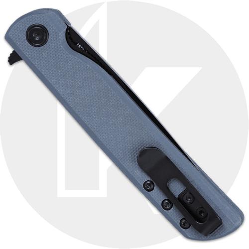 CRKT LCK Plus 3801KN Knife - Black Oxide 14C28N Drop Point - Blue G10 - Flipper Folder