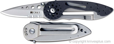 Columbia River Knife and Tool: CRKT On Fire Knife, Part Serrated, CR-5016