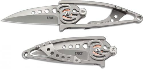 CRKT Snap Lock 5102N Knife Ed Van Hoy EDC Folder Rotating Plain Edge Blade