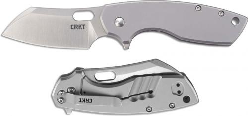 CRKT Pilar Large 5315 Knife Jesper Voxnaes EDC Wharncliffe Flipper Folder with Stainless Steel Handle