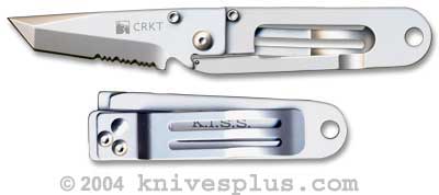 CRKT KISS Knife, Part Serrated, CR-5510