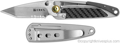 CRKT KISS ASSist, Part Serrated Tanto, CR-5665