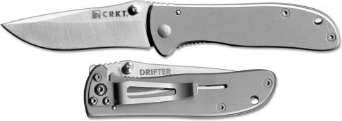Columbia River Knife and Tool: CRKT Drifter Knife, Stainless Steel, CR-6450S
