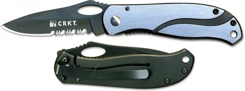 Columbia River Knife and Tool: CRKT Pazoda Knife, Part Serrated, CR-6490