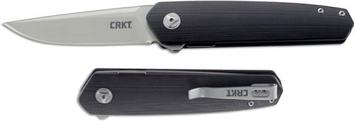 CRKT Cuatro 7090 Knife Richard Rogers EDC Drop Point Flipper Folder G10 IKBS Liner Lock
